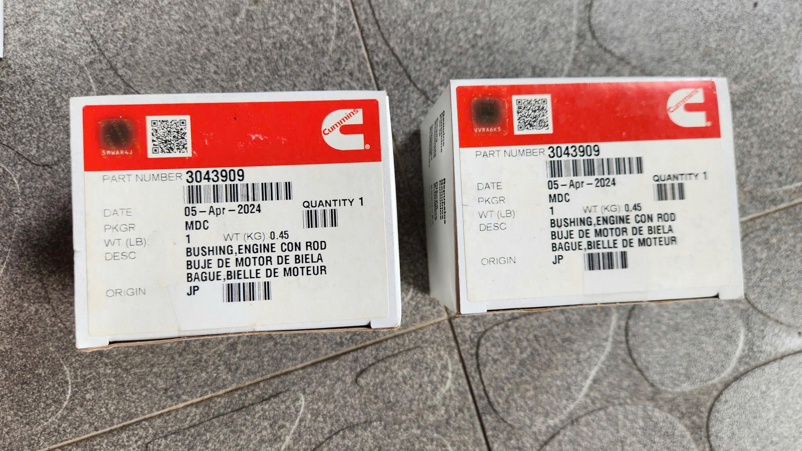 3043909 Bạc Ắc Pit-tông (1) 3043909 Bac Ac Pit tong 1
