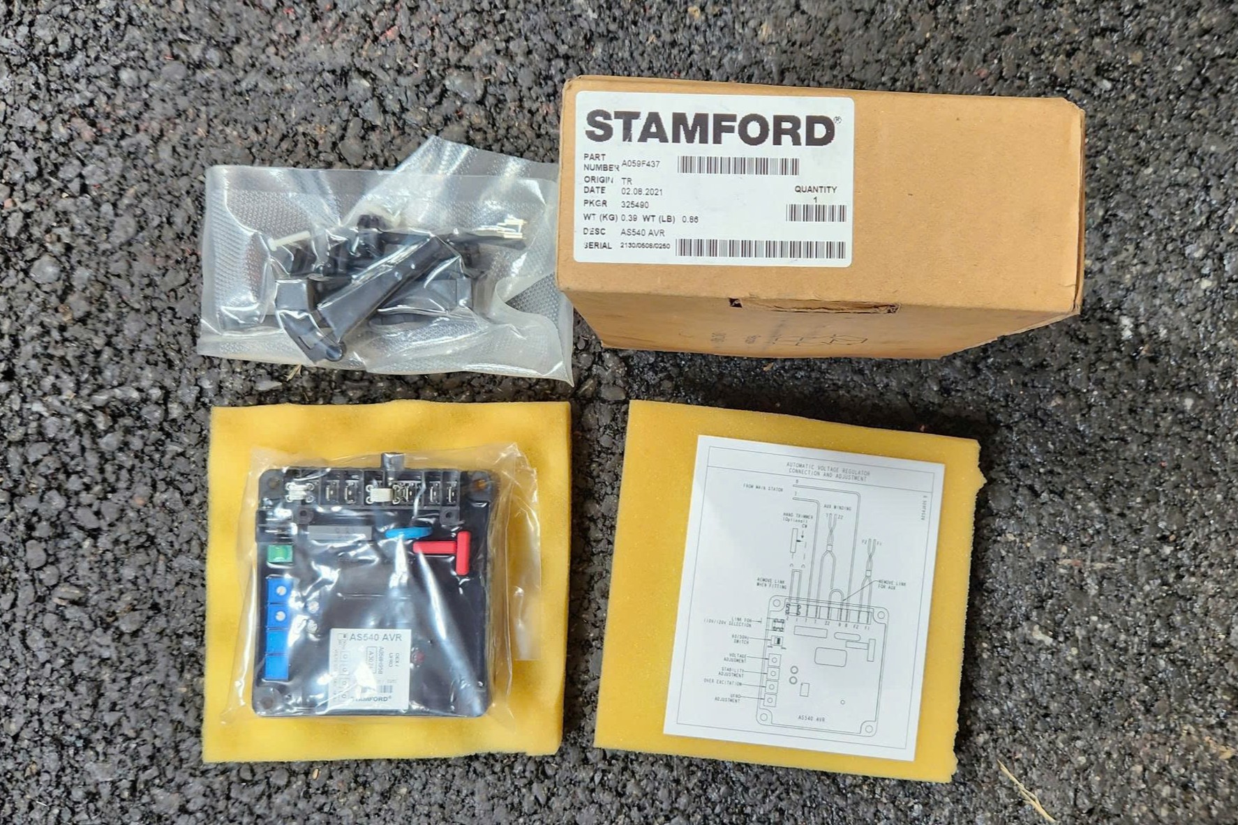 A059F437 – Bộ Điều Chỉnh Điện Áp Tự Động Cummins AS540 AVR