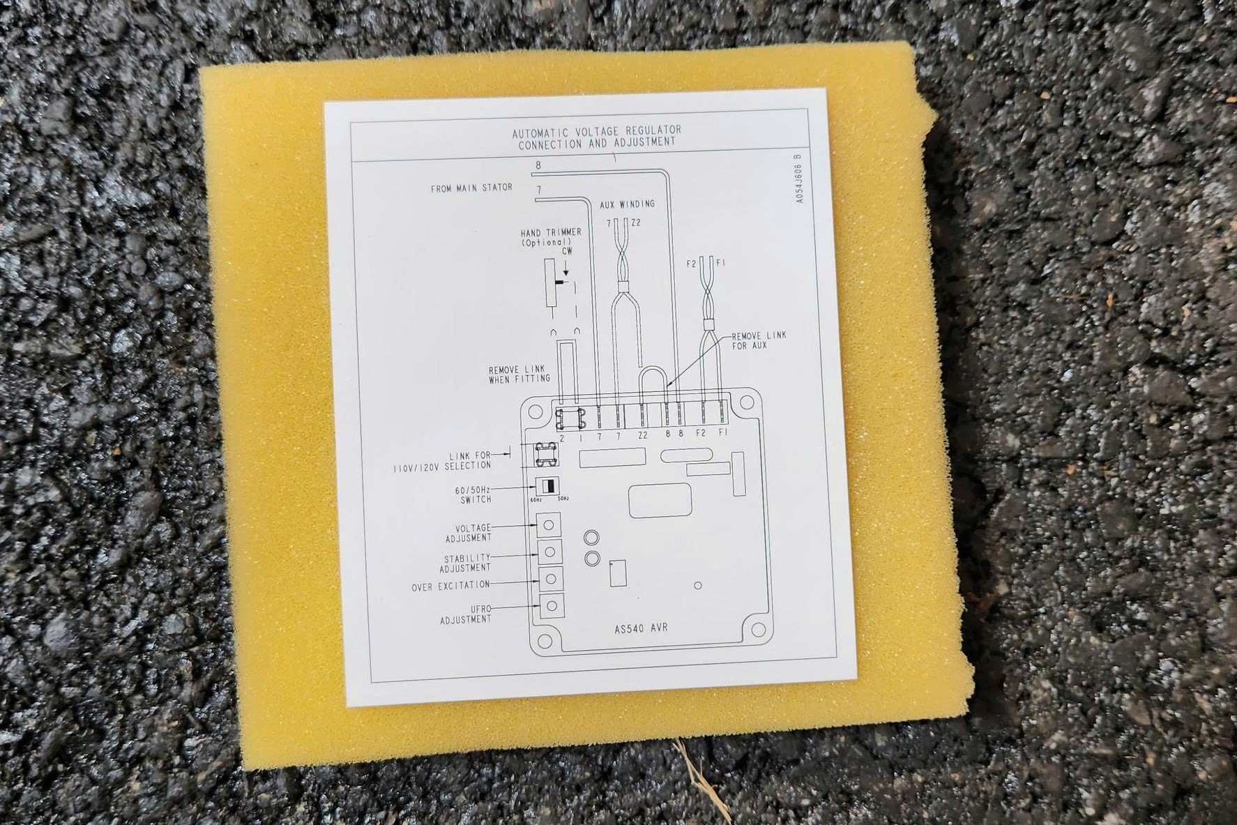 A059F437 – Bộ Điều Chỉnh Điện Áp Tự Động Cummins AS540 AVR (5) A059F437 – Bộ Điều Chỉnh Điện Áp Tự Động Cummins AS540 AVR