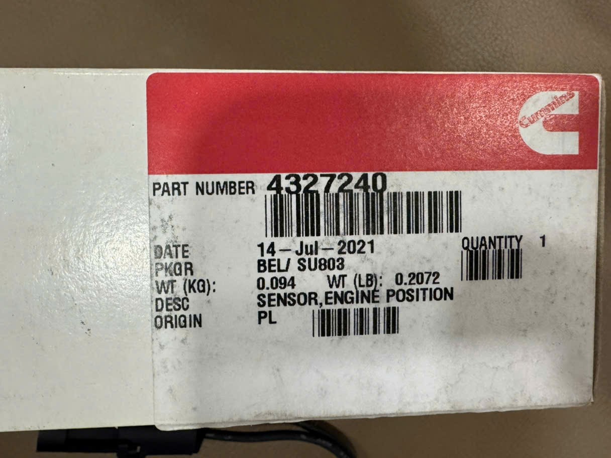 4327240 Cảm Biến Vòng Tua – Cummins Engine Speed Sensor (3) 4327240 Cam Bien Vong Tua – Cummins Engine Speed Sensor 3