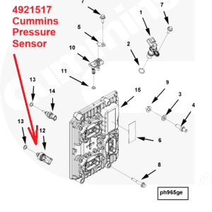 4921517 Cummins Pressure Sensor 1