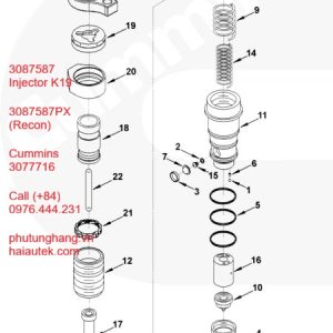 3087587 Kim Phun Nhiên Liệu ummins