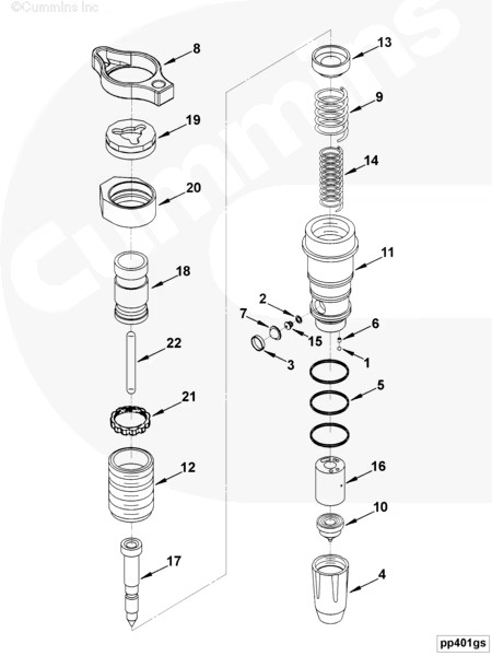 3087587 Kim Phun Nhiên Liệu Cummins